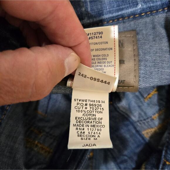 True Religion Blue Denim Jacket - Picture 12 of 13